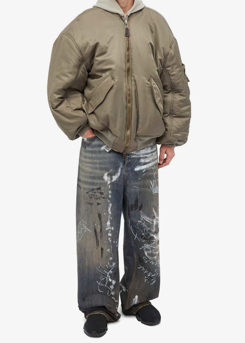 Sketch Art Vintage Jeans