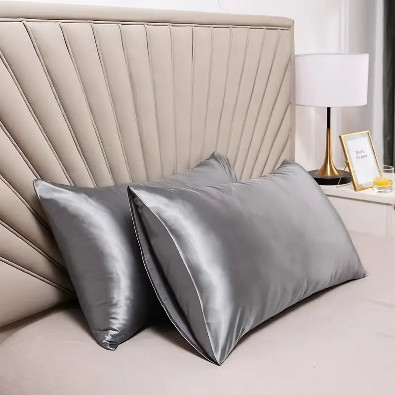 Glamour Glide Silk Pillow Cover