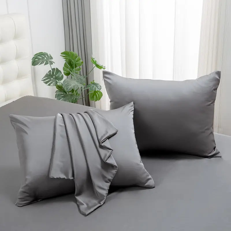 Glamour Glide Silk Pillow Cover