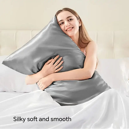 Glamour Glide Silk Pillow Cover